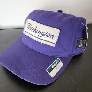 Ahead Washington Huskies Strap Back Hat Washington Patch Sugar Bowl NOS